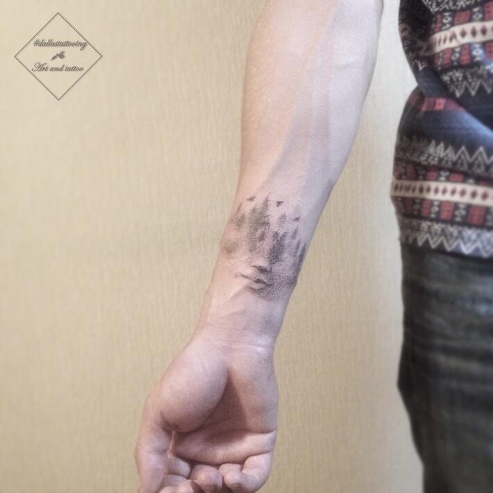 Фото тату Dot #tattoo #tattooing #tattoo