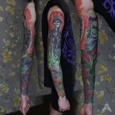 Мужские татуировки на руке