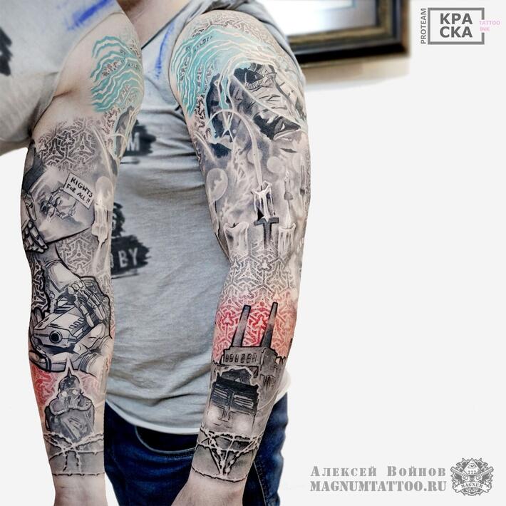 Алексей Кравченко Татуировки на руке