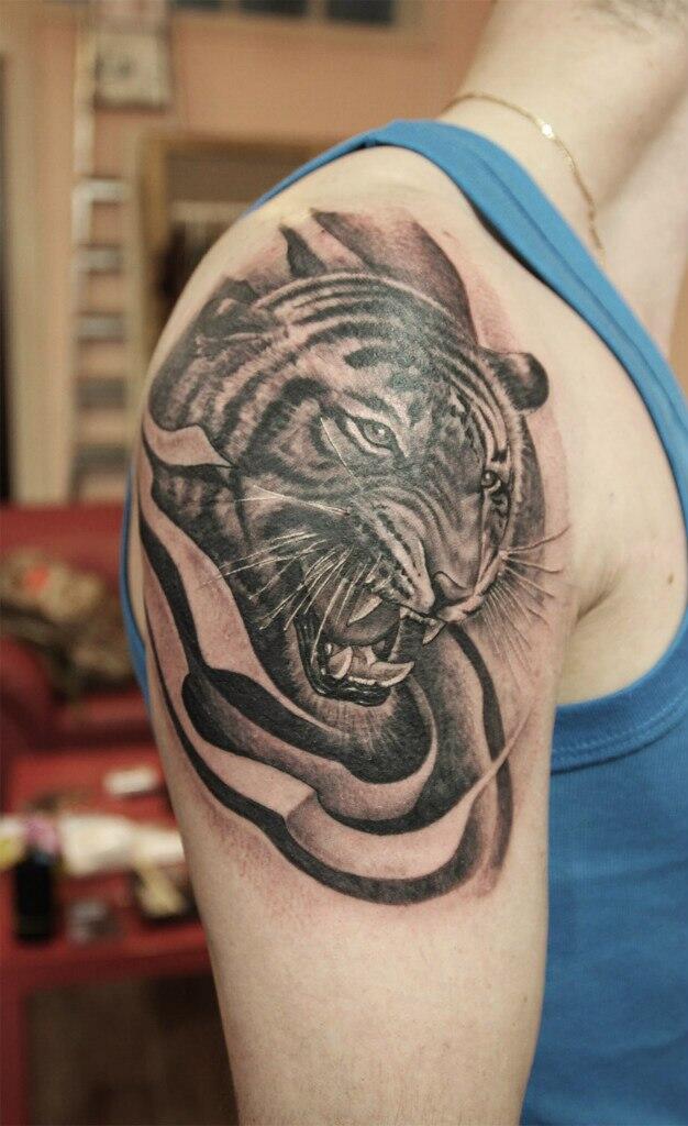 Тигр на плечо мужские. Тату тигр. Татуировка тигр на плече. Наколки на плечо мужские тигр. Тату тигр на плече мужские.
