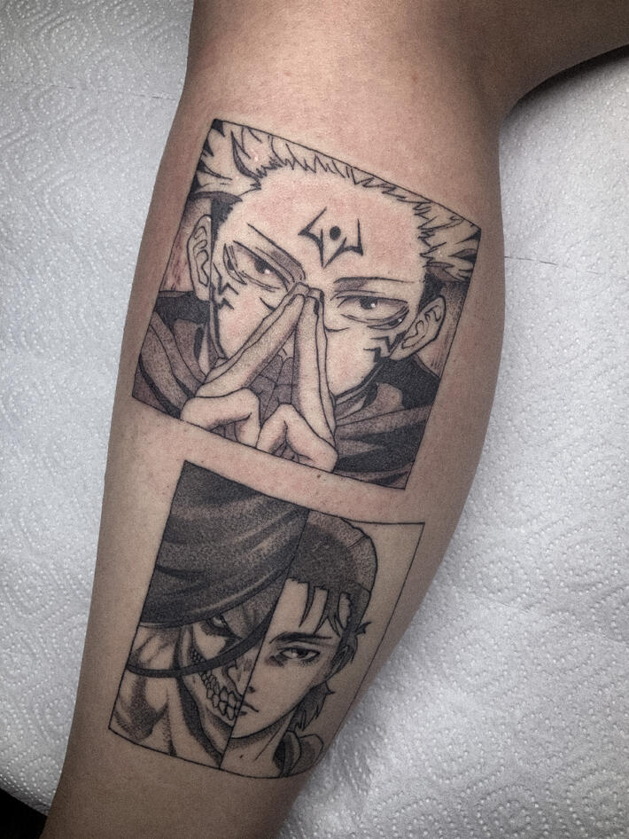 Фото тату Manga tattoo 