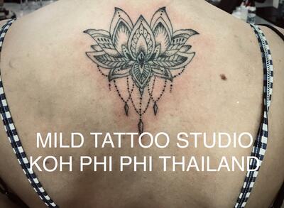 Mandala tattoo bamboo tattoo T