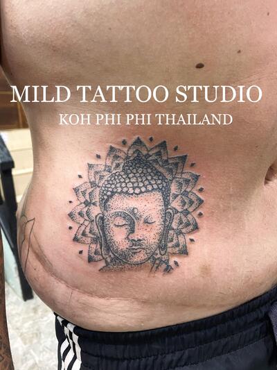 Buddha tattoo bamboo tattoo Th