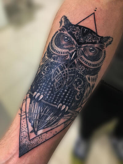 Татуировки сова: значение и 117 фото и эскизов