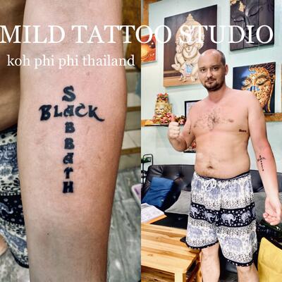 Blacksabbath tattoo bamboo tat