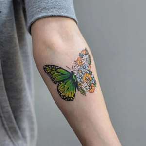 Татуировка бабочки - символ красоты, возрождения и трансформации