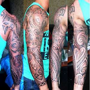 Самоанские этнические татуировки (тату Самоа)